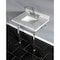 Kingston Brass 30X22 Marble Vanity Top W/ Acrylic Feet Combo, Marble/Chrome KVPB3030MASQ1 - alternate 4